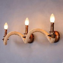 Contracted Balcony Stair Lamp Twisted Rope Wall Lamp