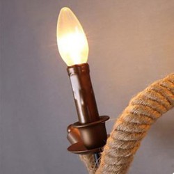 Contracted Balcony Stair Lamp Twisted Rope Wall Lamp