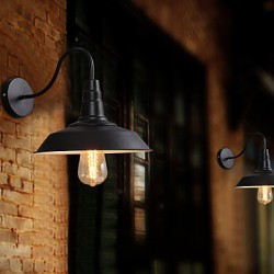 E27 220V 23*26CM 5-15㎡ Restoring Ancient Ways Is The Old Street Lamp Balcony Hallway, Wrought Iron Pot, Wall Lamp