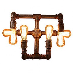 Retro Bar Iron Wall Sconces Mini Style Rustic/Lodge Metal