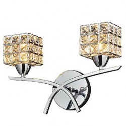 Modern Crystal Wall Light In 2 Lights 220-240V