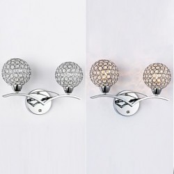 Wall Sconces / Reading Wall Lights Crystal / Mini Style Modern/Contemporary Metal