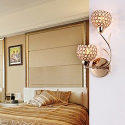 Wall Sconces / Reading Wall Lights Crystal / Mini Style Modern/Contemporary Metal