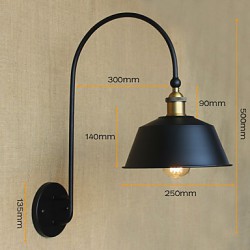 American Country LOFT Industrial Machinery Light Wind Retro Villa Nostalgic Dining Room Iron Decorative Wall Lamp