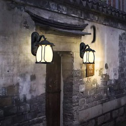 E27 220V 25*18CM 5-10㎡ Outside Europe Type Restoring Ancient Ways Is Waterproof Creative American Wall Lamp Led Lights