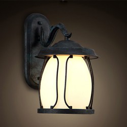 E27 220V 25*18CM 5-10㎡ Outside Europe Type Restoring Ancient Ways Is Waterproof Creative American Wall Lamp Led Lights