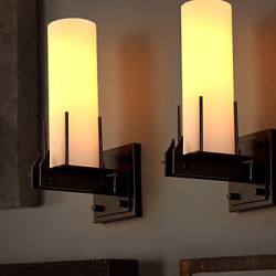 E27 23*13CM 10-15㎡Loft Contracted And Contemporary Retro Personality Candlestick Wall Lamp Led Lights