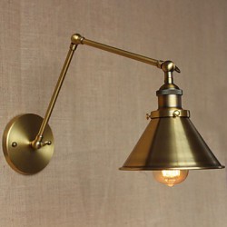 American Rural Countryside Retro Bronze Warehouse Restaurant Cafe Decorative Wall Sconce