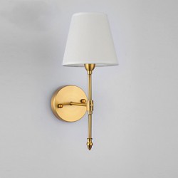 Classic Bedroom Wall Lamps, Simple Metal Living Room Wall Sconce Bar Cafe Hallway Balcony Wall Lamp