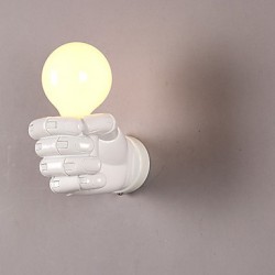 E27 220V 15*9CM 15-20㎡ European Wall Right Hand Creative Retro Fist Wall Lamp Led Lights