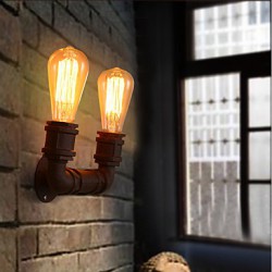 E27 220V 23-13CM 15-20㎡ Creative Double Creative Bar Conduit Wall Lamp Light LED