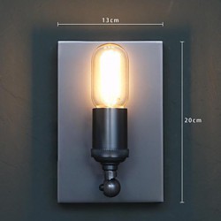 E27 220V 20*13CM 5-10㎡ Contracted And Creative Country Industrial Wind Restoring Ancient Ways Edison Wall Lamp Light LED