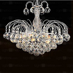 Pendant Luxury Modern Crystal Living 3 Lights