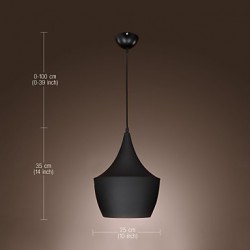 Pendant Light Retro Vintage Tom Dixon Design Black