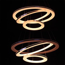 Modern Pendant Lights LED 3 Rings Pendant Lamp for Living Room / Bedroom / Study Room/Office Acrylic