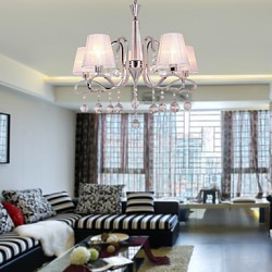 Max 40W Modern/Contemporary Crystal Electroplated Chandeliers Living Room / Study Room/Office