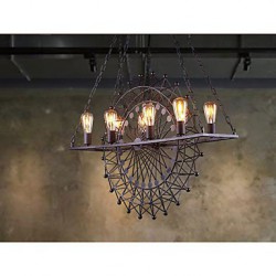 The Skyscraper Wheel Pendant Lamp Industrial Style Restaurant