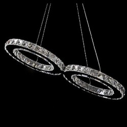 20 W Modern/Contemporary Crystal / LED Chrome Metal Pendant Lights Bedroom / Dining Room / Study Room/Office