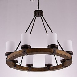 Vintage Old Wood Wooden Chandeliers Do