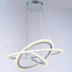 LED Acrylic Pendant Lights Lamps Chandeliers Ceiling Lighting with DIY 3 Rings406080 60W AC100 to 240V CE FCC ROHS