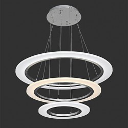 3 Ring DIY Shape LED Acrylic Pendant Lights Ceiling Lamps Chandeliers Fixtures with 50W CE FCC ROHS