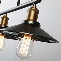 LED Pendant Lights Vintage 3 Lights ST64 Bulbs Included Up and Down system for Living Room / Bedroom