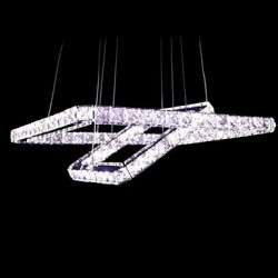 2 Modern/Contemporary Crystal / LED Metal Pendant Lights