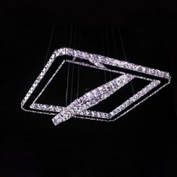 2 Modern/Contemporary Crystal / LED Metal Pendant Lights