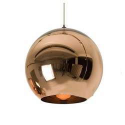 E27 220V15*15CM 5-10㎡Creative Simple Glass Nordic Retro Electroplating Ball Pendant Lamp Led Light