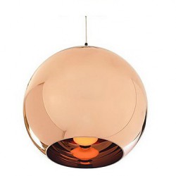 E27 220V15*15CM 5-10㎡Creative Simple Glass Nordic Retro Electroplating Ball Pendant Lamp Led Light