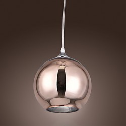 Max 60 W Modern/Contemporary / Globe Electroplated Metal Pendant Lights Living Room / Bedroom / Dining Room