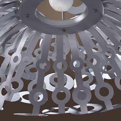 Modern Pendant Light in Circle Featured Lampshade