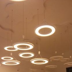 Modern LED Pendant Lights/Contemporary Bedroom/Dining Room/Study Room/Office Metal/90-240V