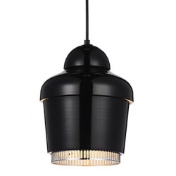 Pendant Lamp/1 Light/Modern Simplicity/Golden/Chrome/Black/White/Carbon Steel/Metal/Chandelier