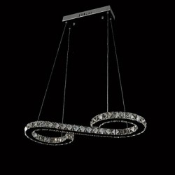 S Model LED Pendant Lights Modern Crystal Lamps Lighting Luxurious Ceiling Light Fixtures