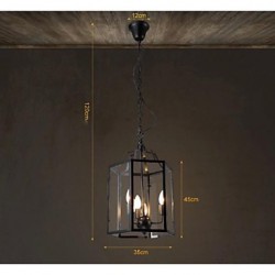 MAX 40W Traditional/Classic / Vintage / Retro / Lantern / Country Mini Style Painting Metal Pendant LightsLiving Room / Bedroom / Dining