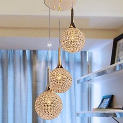 LED Modern Crystal Chandelier Dish