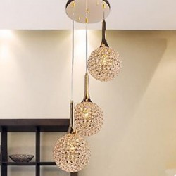 LED Modern Crystal Chandelier Dish