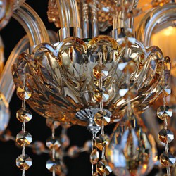 Chandeliers Crystal Traditional/Classic Living Room Glass, 6 Light