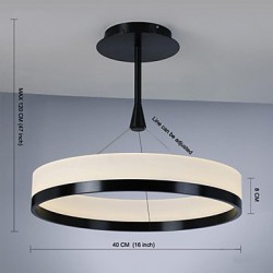 25 W Modern/Contemporary LED Others Metal Pendant LightsLiving Room / Bedroom / Dining Room / Kitchen / Study Room/Office / Kids Room /