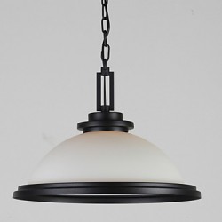 Pendant Lights Rustic/Lodge Living Room/Dining Room/Kitchen/Hallway Metal/ Painting Black