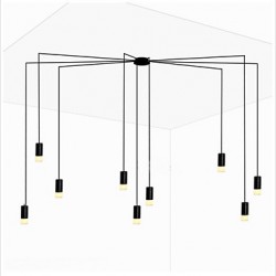 Northern Europe Creative Contracted And Geometric Line design LED Pendant Light office,Showroom,Living Room