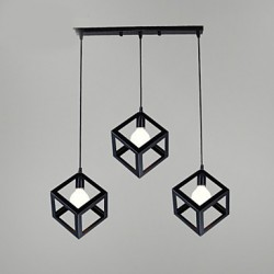 MAX 40W Retro Mini Style Painting Metal Pendant Lights Living Room / Bedroom / Dining Room / Study Room/Office / Game Room / Hallway