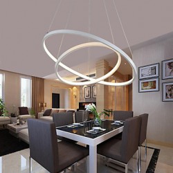 48W Pendant Light Modern Design/High Quality LED Two Ring/Fit for Showroom,Living Room, Dining Room,Study Room/Office