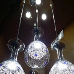 Pendant Lights LED Modern/Contemporary Living Room/Bedroom/Dining Room/Study Room/Office Glass