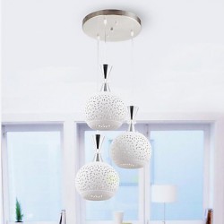 3 Heads Pendant Lights Modern/Contemporary Dining Room/Kitchen Metal