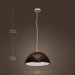 Max 40W Modern/Contemporary / Bowl Mini Style Painting Pendant Lights Living Room / Bedroom / Dining Room / Hallway