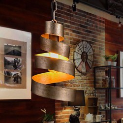 Retro Bar Iron Lamp Modern Minimalist Industrial Style Chandelier