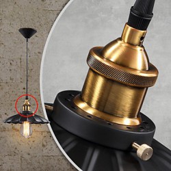 Retro Classic European Style Pendant Lights Dining Room Metal Art Droplight Give 40w Bulb Diameter 35CM