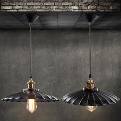 Retro Classic European Style Pendant Lights Dining Room Metal Art Droplight Give 40w Bulb Diameter 35CM